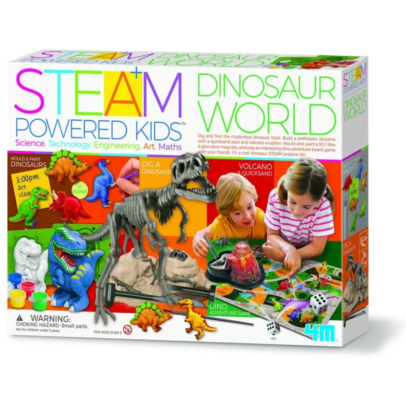 4M Steam Powered Kids / The Dinosaurs World 1