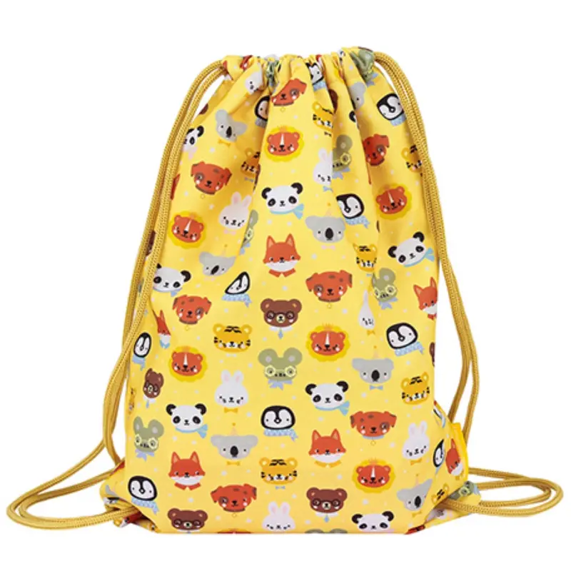 A Little Lovely Company Animal Friends Gym Bag 1