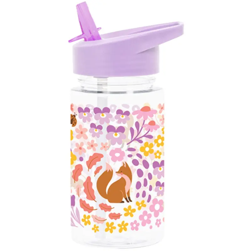 A Little Lovely Company Flower Garden Water Bottle 1