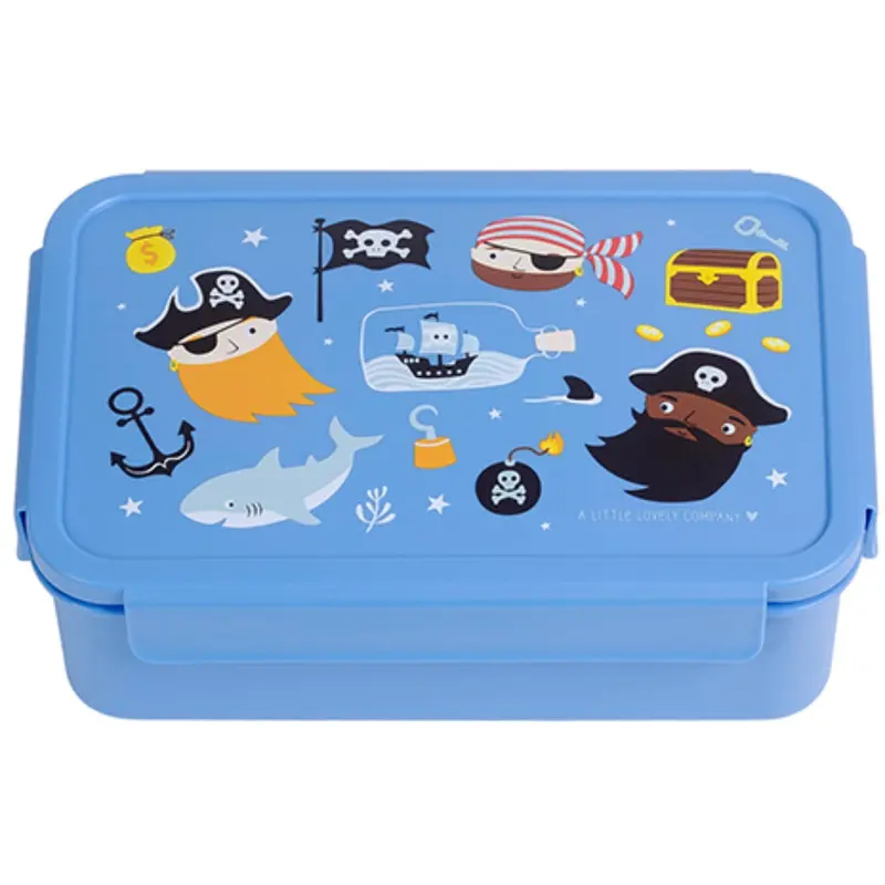 A Little Lovely Company Pirates Bento Lunch Box 1