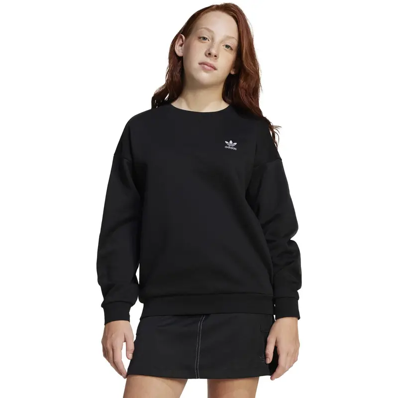Adidas Originals Black Boyfriend Crew Sweatshirt 2