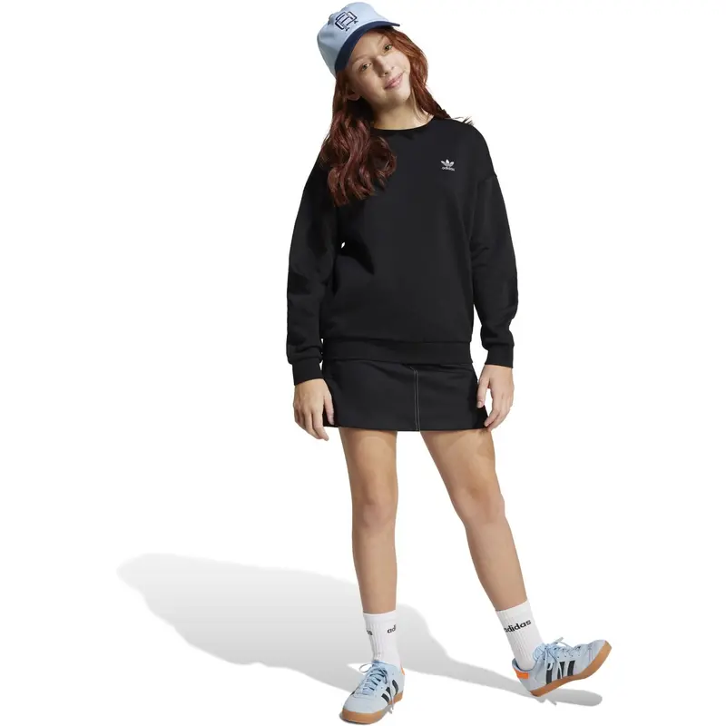 Adidas Originals Black Boyfriend Crew Sweatshirt 6