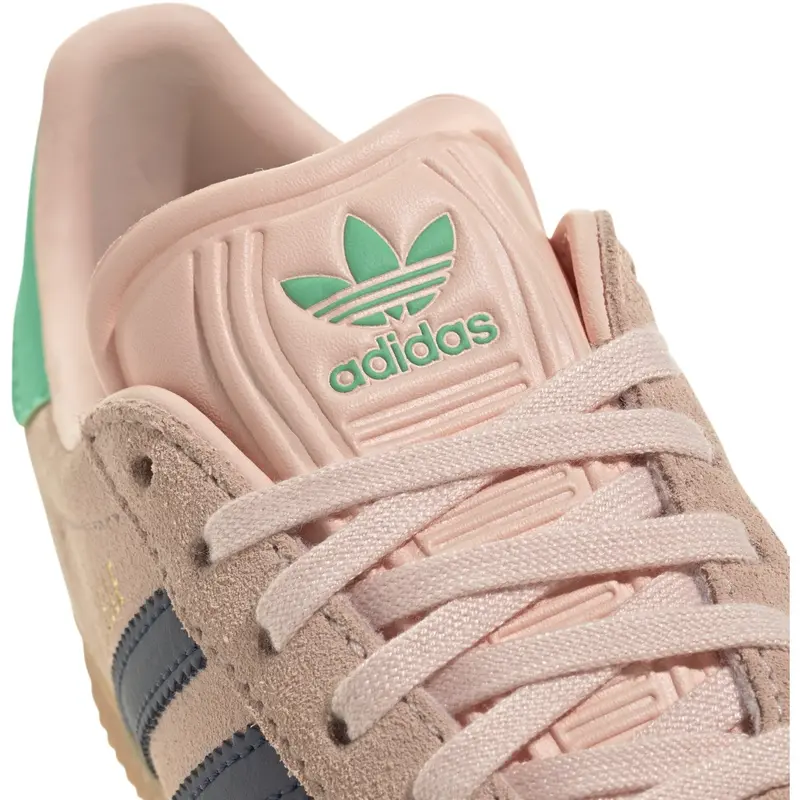 Adidas Originals Blush Pink/Night Indigo/Hi-Res Green Gazelle C Sneakers 3