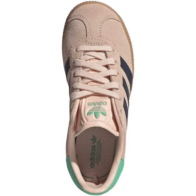 Adidas Originals Blush Pink/Night Indigo/Hi-Res Green Gazelle C Sneakers 6
