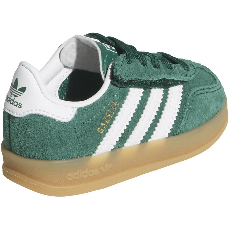 Adidas Originals Collegiate Green/Ftwr White/Gum 2 Gazelle Indoor Cf El I Sneakers 10