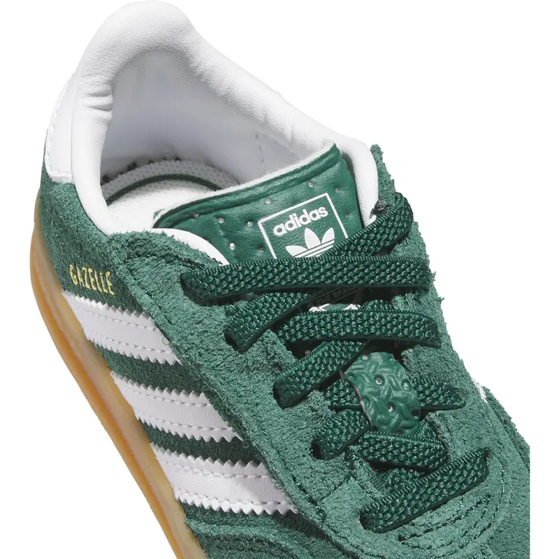 Adidas Originals Collegiate Green/Ftwr White/Gum 2 Gazelle Indoor Cf El I Sneakers 3