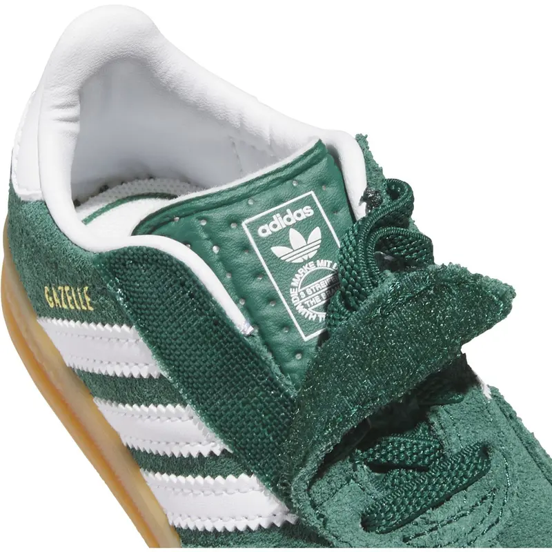 Adidas Originals Collegiate Green/Ftwr White/Gum 2 Gazelle Indoor Cf El I Sneakers 4