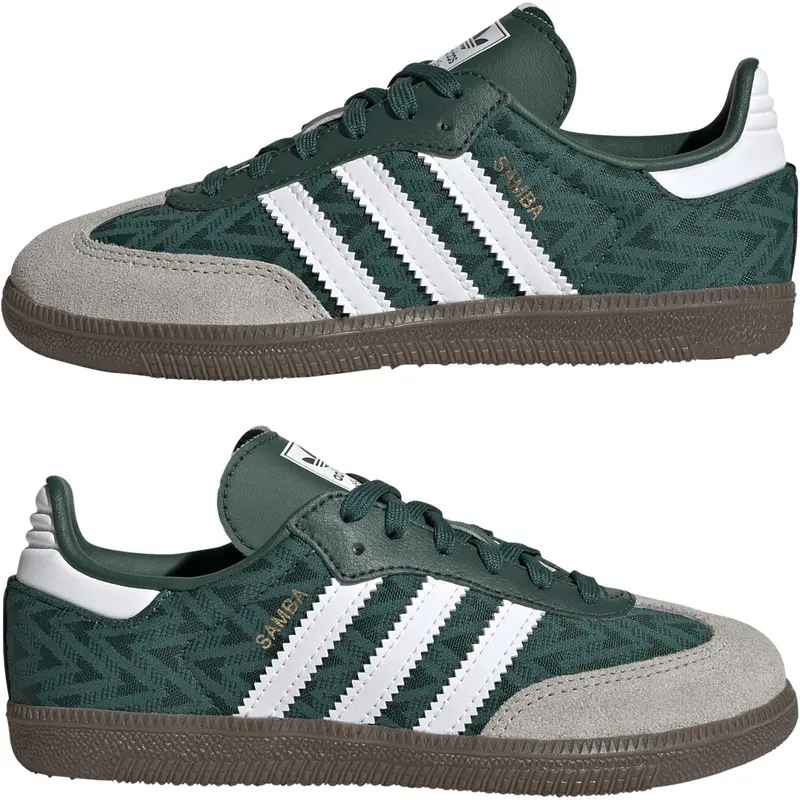 Adidas Originals Collegiate Green/Ftwr White/Gum5 Samba Og C Sneakers 5