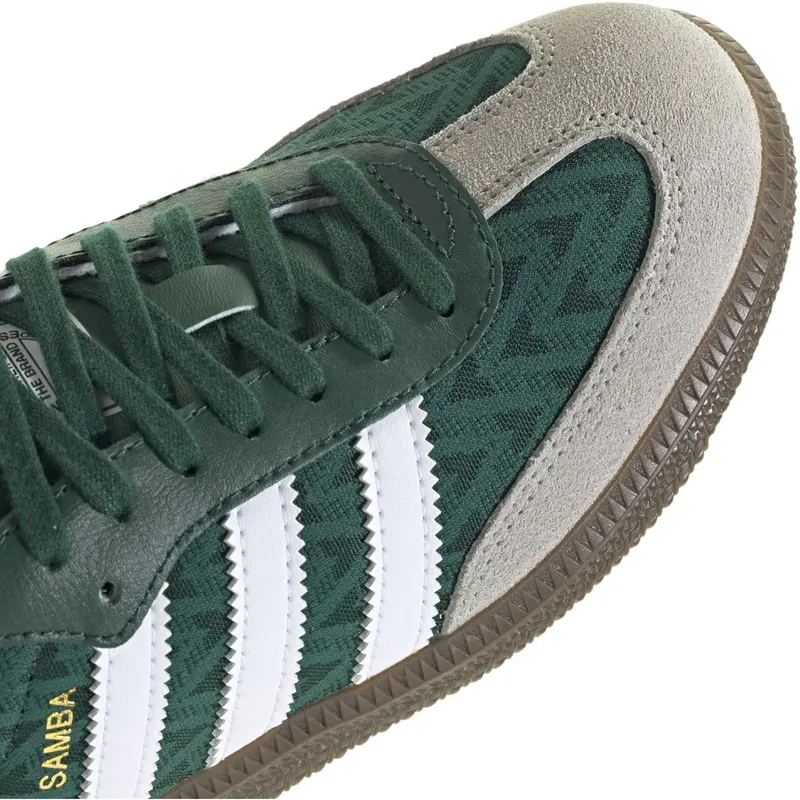 Adidas Originals Collegiate Green/Ftwr White/Gum5 Samba Og J Sneakers 3