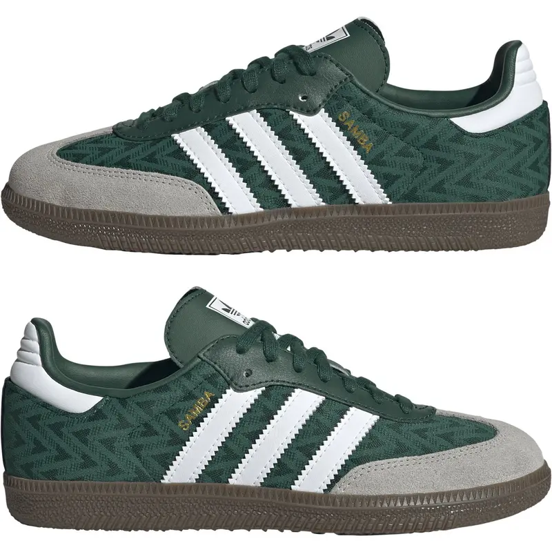Adidas Originals Collegiate Green/Ftwr White/Gum5 Samba Og J Sneakers 5