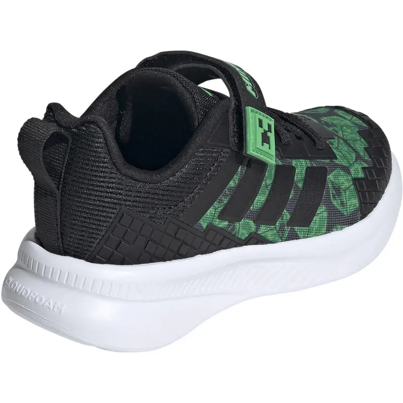 Adidas Originals Core Black/Core Black/Ftwr White Minecraft Fortarun El C Sneakers 8