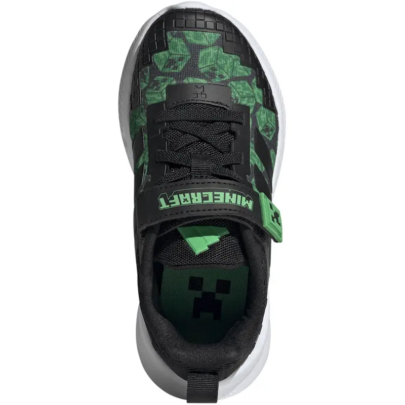 Adidas Originals Core Black/Core Black/Ftwr White Minecraft Fortarun El C Sneakers 9