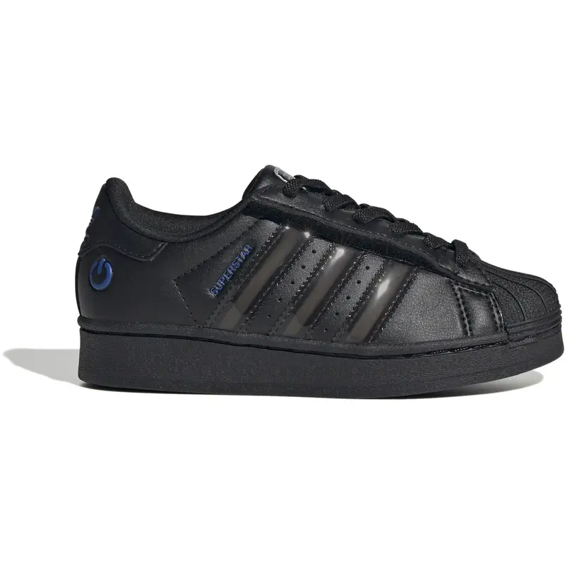 Adidas Originals Core Black/Core Black/Preloved Violet Superstar Led Lights Cf El C Sneakers 1