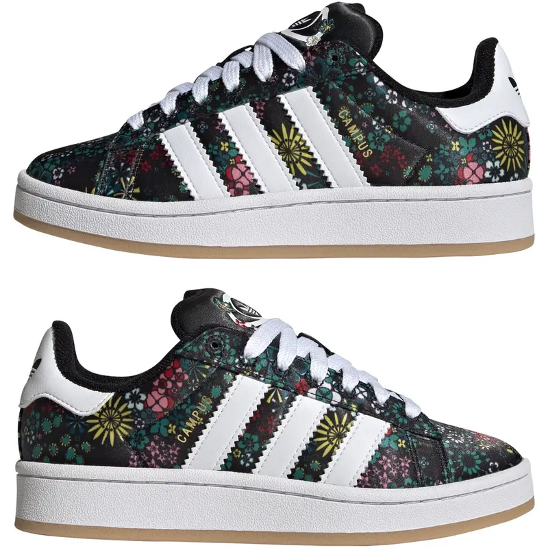 Adidas Originals Core Black/Ftwr White/Gold Met. Campus 00S J Sneakers 5