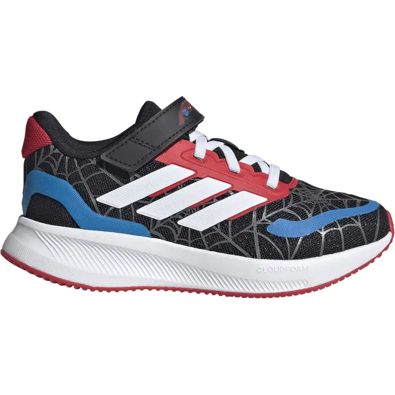 Adidas Originals Core Black/Ftwr White/Pure Ruby Runfalcon Spider-Man El C Sneakers 1