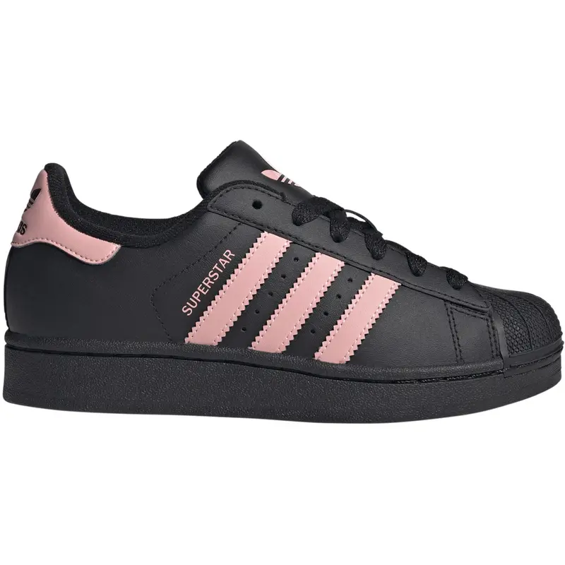 Adidas Originals Core Black/Glow Pink/Core Black Superstar Ii J Sneakers 1