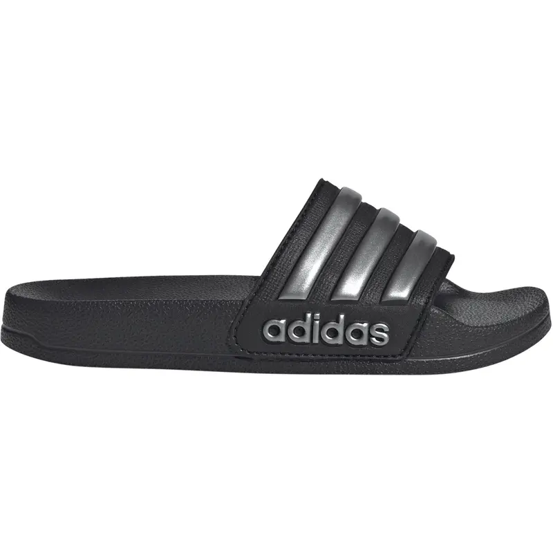 Adidas Originals Core Black/Iron Met./Core Black Adilette Shower K Sandal 1