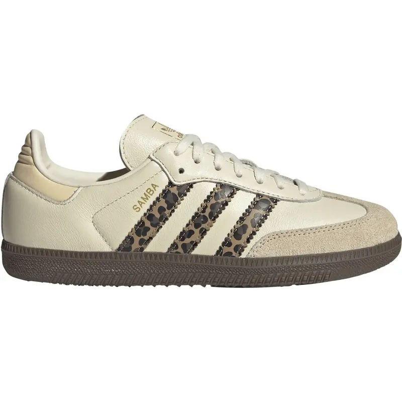Adidas Originals Cream White/Core Black/Sand Strata Samba Og J Sneakers 1