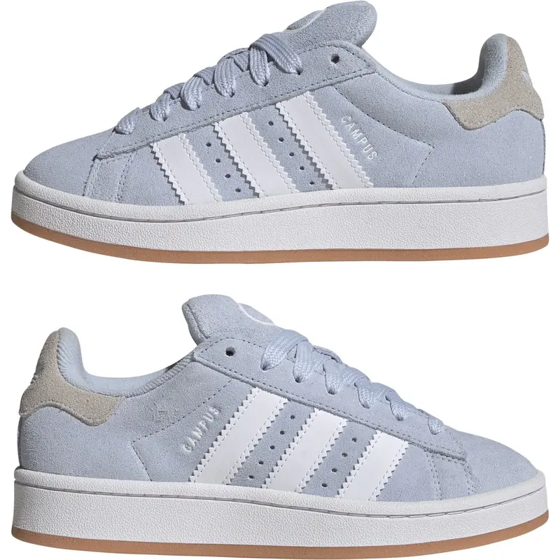 Adidas Originals Crystal Sky/Ftwr White/Gum 2 Campus 00S J Sneakers 5