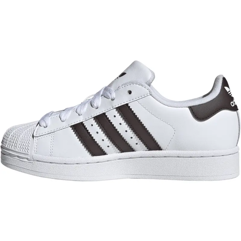 Adidas Originals Ftwr White/Aurora Coffee/Ftwr White Superstar Ii J Sneakers 7