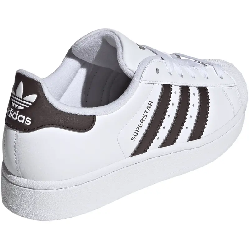 Adidas Originals Ftwr White/Aurora Coffee/Ftwr White Superstar Ii J Sneakers 8