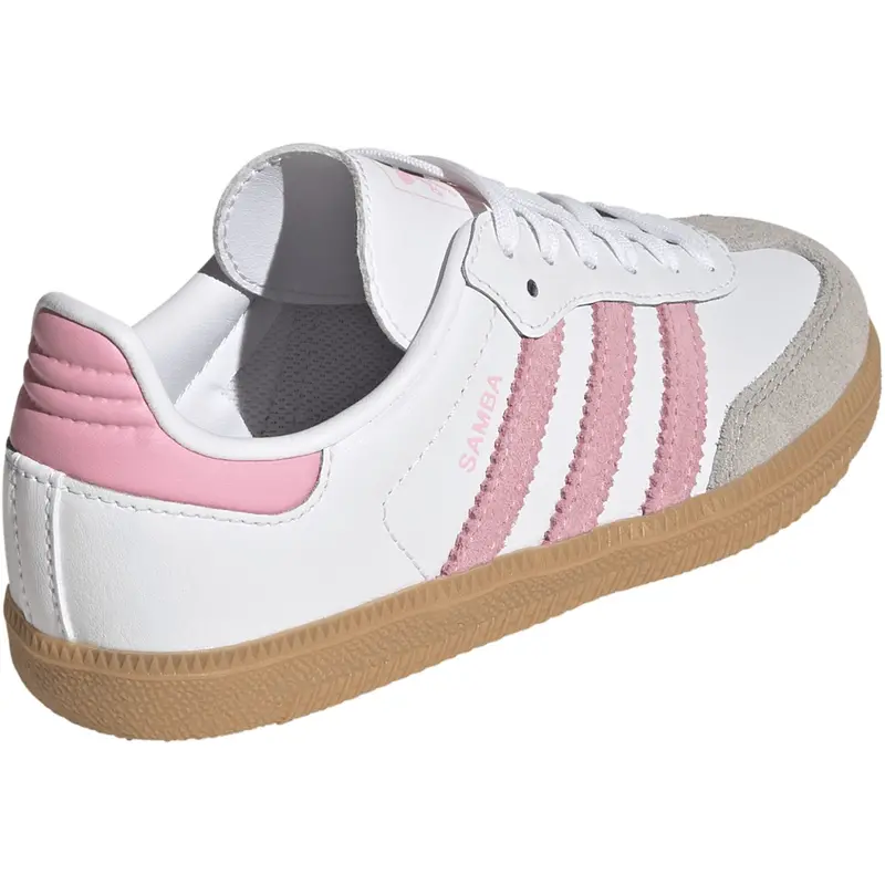 Adidas Originals Ftwr White/Light Pink/Gum 3 Samba Og C Sneakers 8