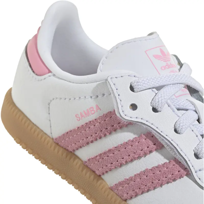 Adidas Originals Ftwr White/Light Pink/Gum 3 Samba Og Cf El I Sneakers 3