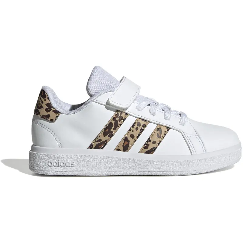 Adidas Originals Ftwr White/Magic Beige/Matte Gold Grand Court 2.0 El C Sneakers 1