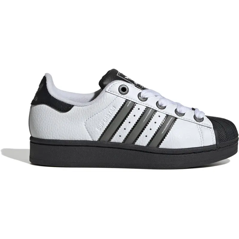Adidas Originals Ftwr White/Matte Silver/Core Black Superstar Ii J Sneakers 1