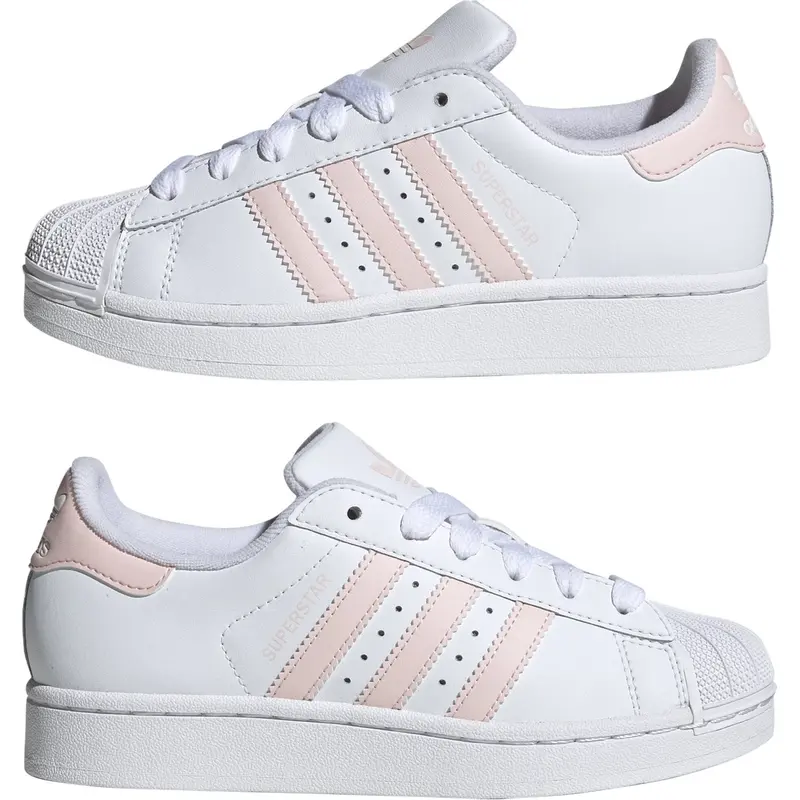 Adidas Originals Ftwr White/Sandy Pink/Ftwr White Superstar Ii J Sneakers 5