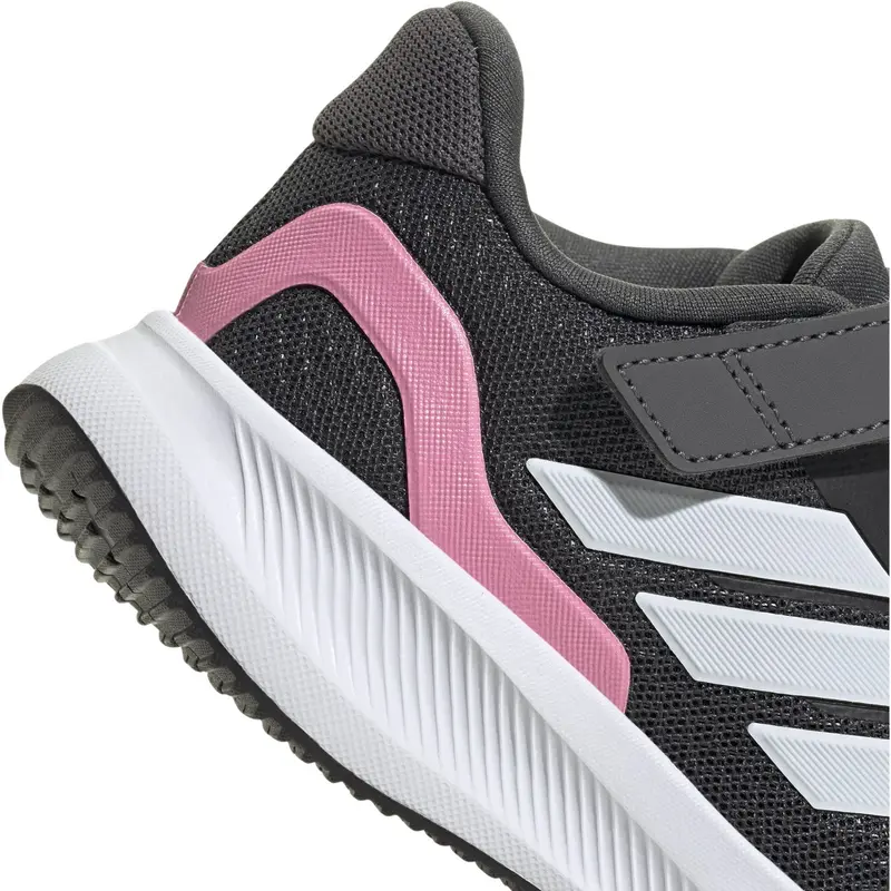 Adidas Originals Grey Six/Crystal White/Bliss Pink Runfalcon 5 El C Sneakers 4