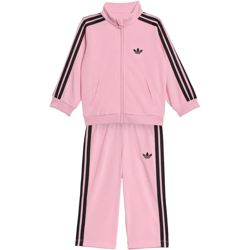 Adidas Originals Light Pink/Black Firebird Ts Sweat Set 1