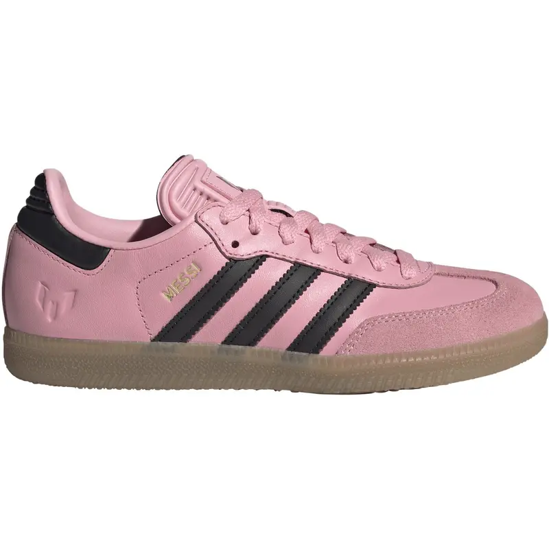 Adidas Originals Light Pink/Core Black/Gum4 Samba Messi J Sneakers 1