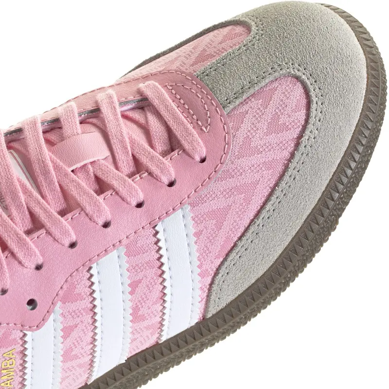 Adidas Originals Light Pink/Ftwr White/Gum5 Samba Og J Sneakers 3