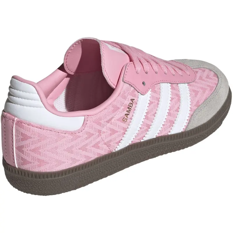 Adidas Originals Light Pink/Ftwr White/Gum5 Samba Og J Sneakers 7