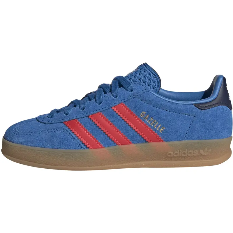 Adidas Originals Lucid Ray Blue/Lucid Red/Gum 2 Gazelle Indoor C Sneakers 6