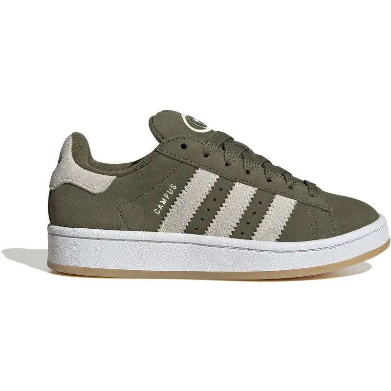 Adidas Originals Medium Dark Khaki/Off White/Ftwr White Campus 00S J Sneakers 1