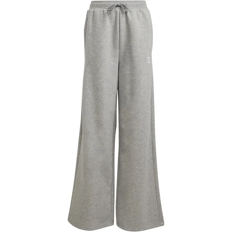 Adidas Originals Medium Grey Heather/White Wide Leg Pants 1