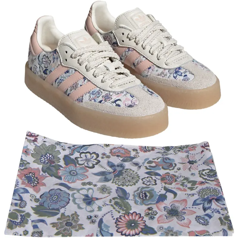 Adidas Originals Off White/Blush Pink/Gum 3 Sambae J Sneakers 5