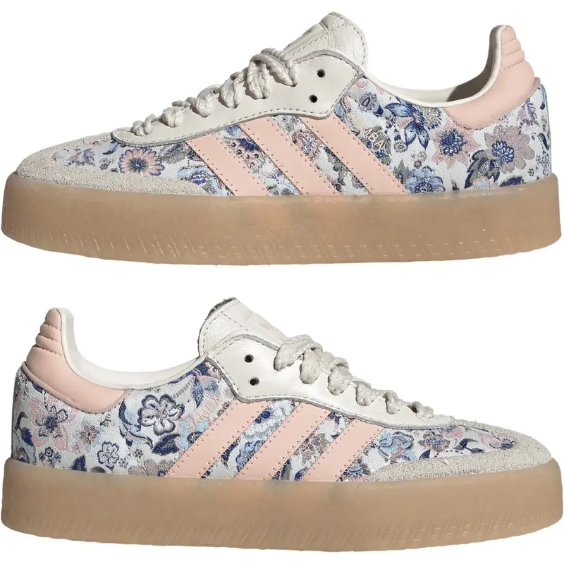 Adidas Originals Off White/Blush Pink/Gum 3 Sambae J Sneakers 6