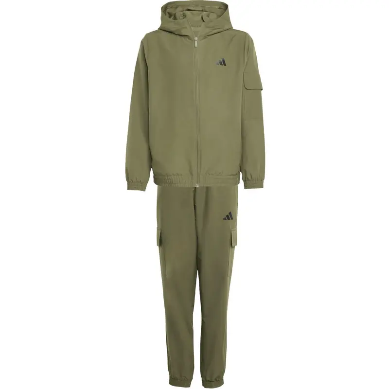 Adidas Originals Olive Strata/White J Wv Cargo Tracksuit 1