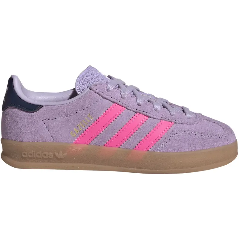 Adidas Originals Powder Plum/Lucid Pink/Gum 2 Gazelle Indoor C Sneakers 1