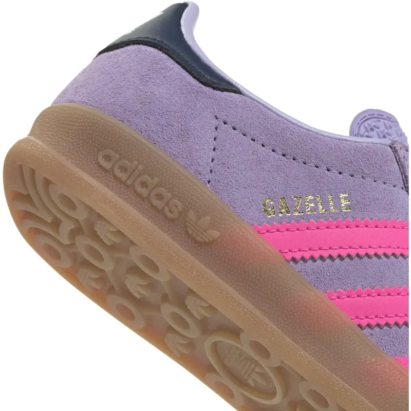 Adidas Originals Powder Plum/Lucid Pink/Gum 2 Gazelle Indoor C Sneakers 3