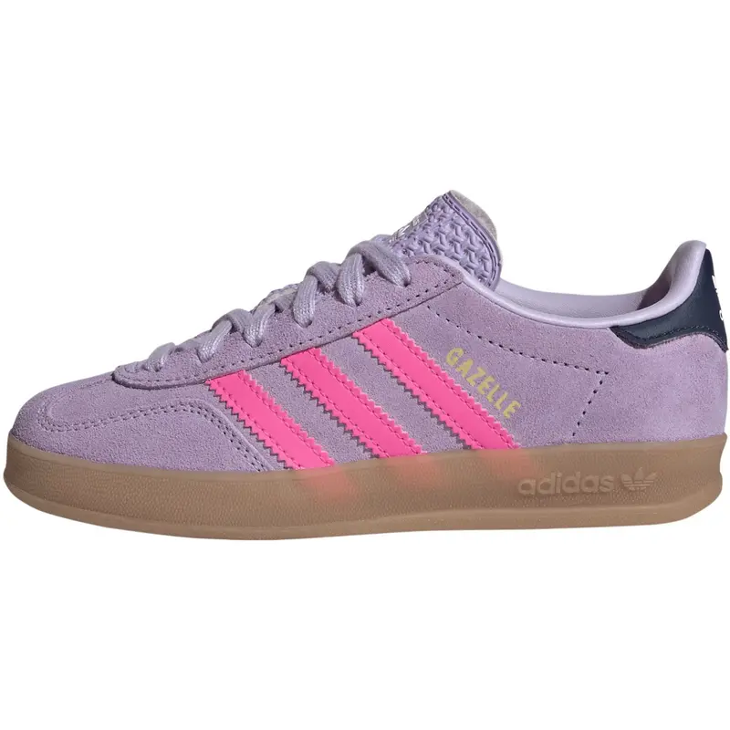 Adidas Originals Powder Plum/Lucid Pink/Gum 2 Gazelle Indoor C Sneakers 6