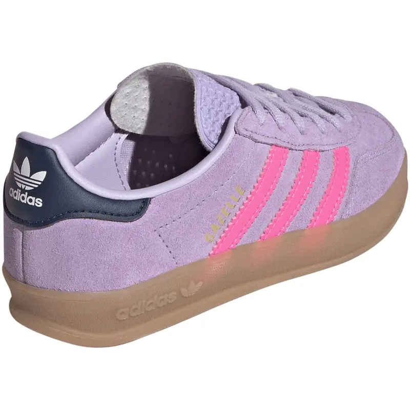 Adidas Originals Powder Plum/Lucid Pink/Gum 2 Gazelle Indoor C Sneakers 7