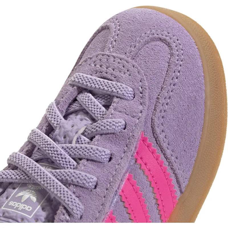 Adidas Originals Powder Plum/Lucid Pink/Gum 2 Gazelle Indoor Cf El I Sneakers 3