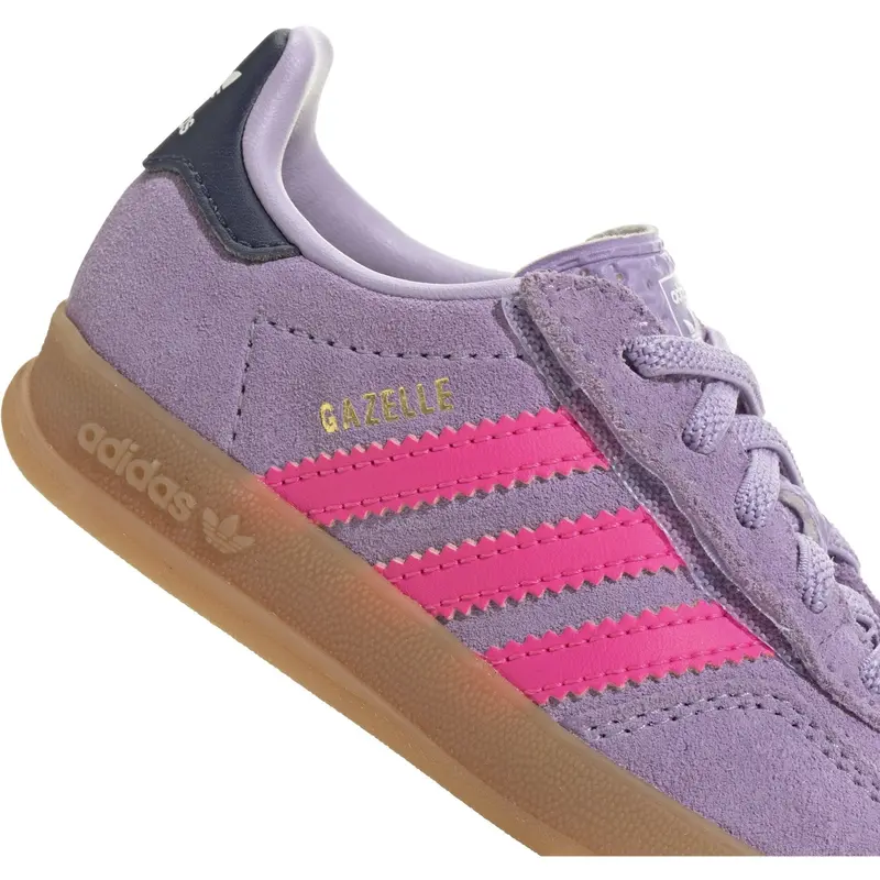 Adidas Originals Powder Plum/Lucid Pink/Gum 2 Gazelle Indoor Cf El I Sneakers 4