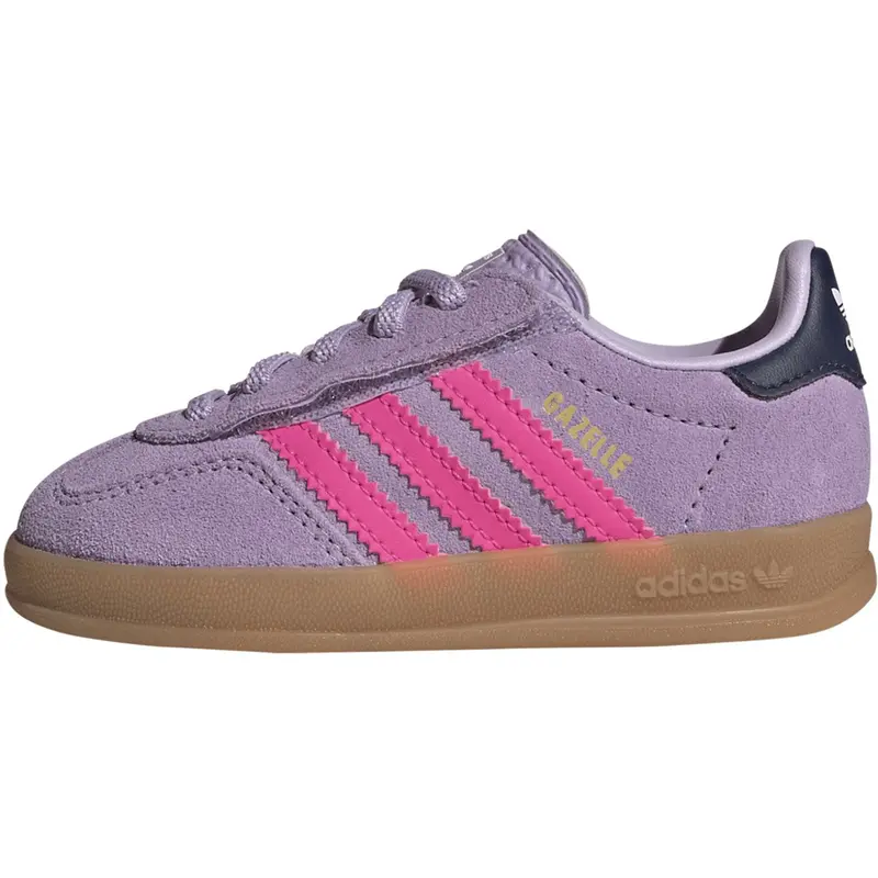 Adidas Originals Powder Plum/Lucid Pink/Gum 2 Gazelle Indoor Cf El I Sneakers 7
