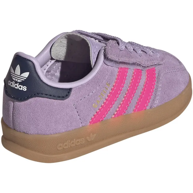 Adidas Originals Powder Plum/Lucid Pink/Gum 2 Gazelle Indoor Cf El I Sneakers 8