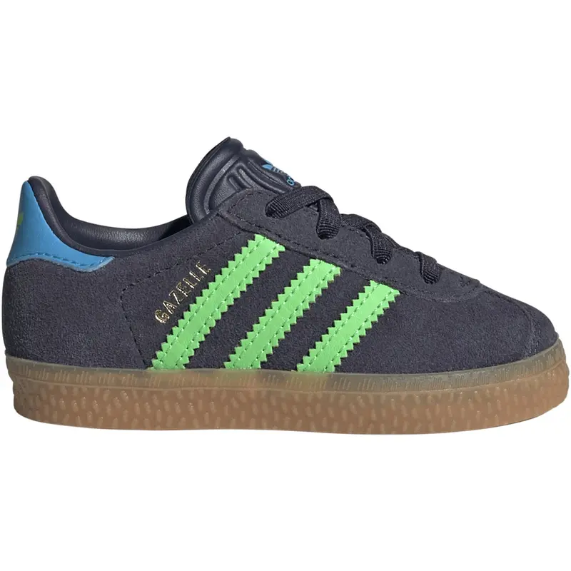 Adidas Originals Shadow Navy/Screaming Green/Lucid Aquamarine Gazelle Cf El I Sneakers 1
